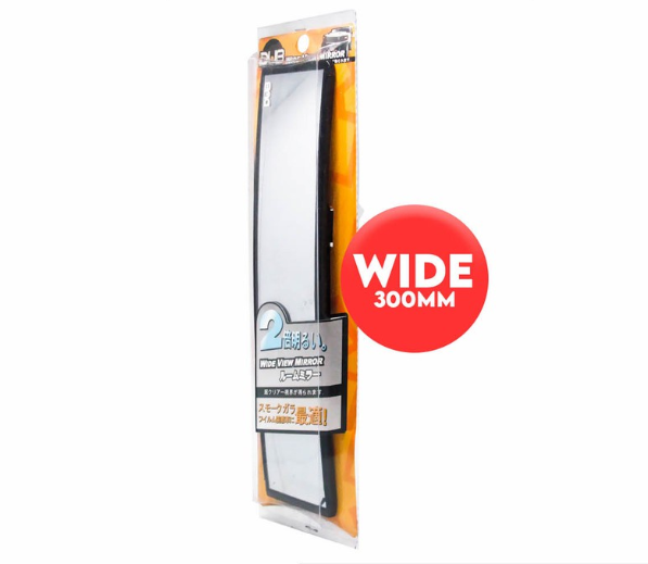 Dub Wide View Mirror 300x76mm DM-085 300mm