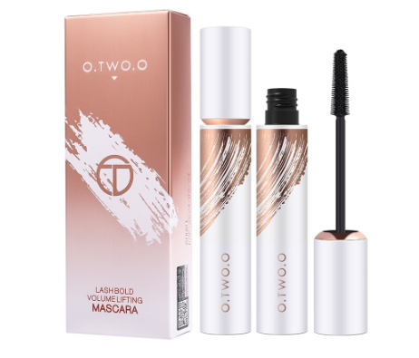 O.TWO.O Black Mascara Lengthens Eyelashes Waterproof Long-lasting 4D Silk Fiber Mascara Lash Extension Cosmetics makeup