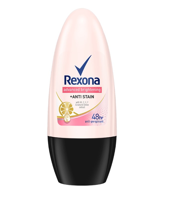 Rexona Advanced Brightening Roll On Deodorant Anti Stain 50ML