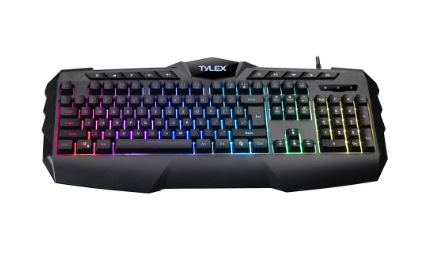 TYLEX X-Z55 Multimedia RGB Gaming Backlit Keyboard
