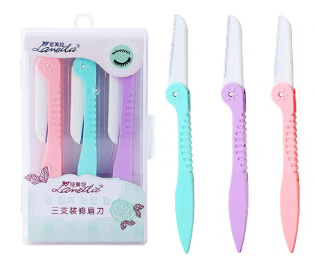 LAMEILA 3pcs Eyebrow Trimmer Cosmetic Shaving Blade A0369