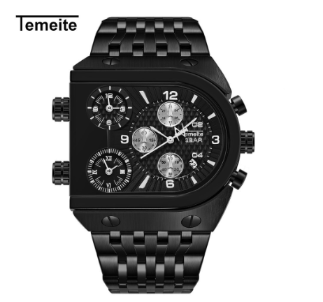 Original Luxury Men's Watch Fashion Unique Waterproof Stainless Steel Calendar Sports Quartz Men's Watch 010