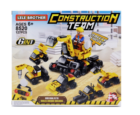 Lele Brother Building Blocks 8520 Construction Team (127pcs)