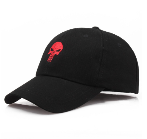 New Men Cool Caps The Punisher Skull Dad Cap Hats Hot Black Cotton GYM Sports Baseball Snapback Hats Caps Hat For Men