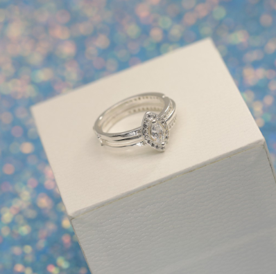 Silver LS004 Italy 925 Ladies Ring