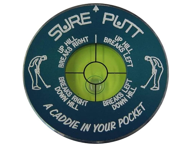 Sure Putt Pro - Golf Putting Aid & Green Reader - Blue - Golf Training Aid - Learn to Read Greens & Lower Your Scores - Golf Gift …