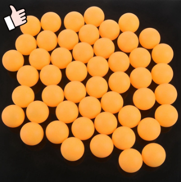 IN STOCK 50 pcs 40 mm table tennis training balls, ping pong balls, Yelow/White Random