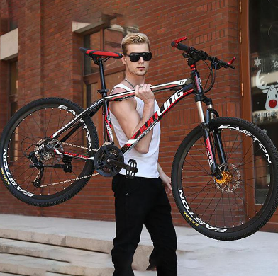 High Carbon Steel 27 Speed 26 Inches Wheel Material Whole Sale Bicycle Mountain Bike