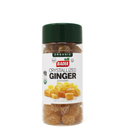 Badia Organic Crystallized Ginger 283.5g