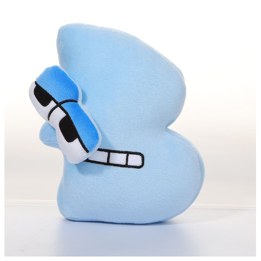 26 PCS Alphabet Lore Plush Toy Stuffed Doll Preschool Educational English ABC Letter Toy Kids Birthday Party Christmas Gift B