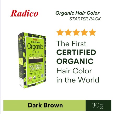 Radico Colour Me Organic Hair Color Dark Brown 30G