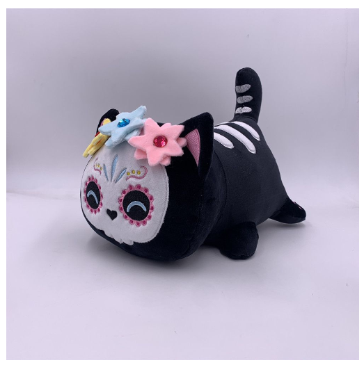Kawaii Aphmau Meows Cat Plush Toy Soft Meemeow Stuffed Donut Cat Plushes French Fry Cheeseburger Food Plush Doll CAT15