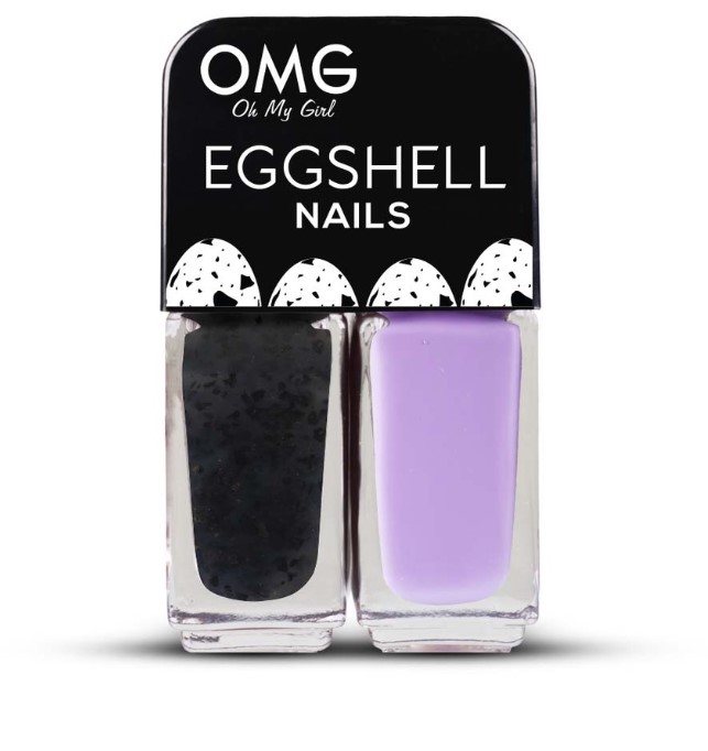 OMG Eggshell Nail Polish Penguin 5ml x 2