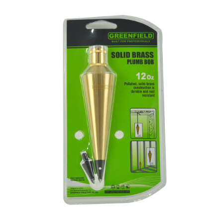 Plumb Bob 350G 120Z Solid Brass Extra Tip