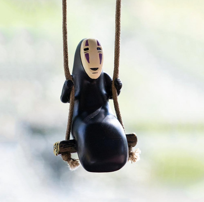 Studio Ghibli Spirited Away No Face Man Figures Toys DIY Decor Miyazaki Hayao Swing No Face Man Action Figure Model Toy Figures