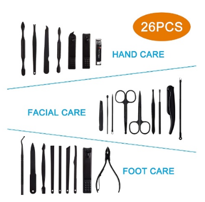 26 PCS nail clippers set manicure tools home nail clippers Travel Package