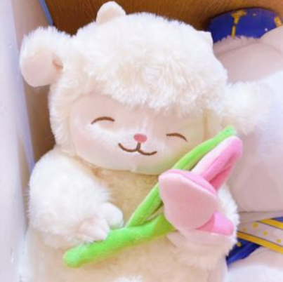 Lamb Tulip Plush Doll Doll Toy Pillow Girl Gift