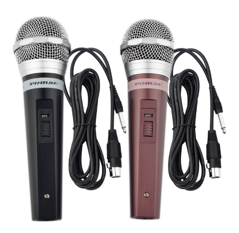 Professional Handled Wired Dynamic Karaoke Microphone 6.35MM Jacks 3.5 Meter Cable E_ph DM-638