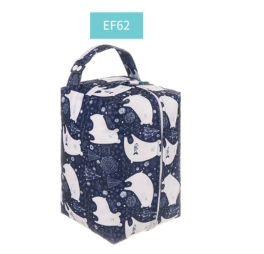 Happyflute Baby Cloth Diaper Bag Waterproof Washable Reusable Wetbag Fashion Diaper Pods Can Hold 5-10Pieces AIO Diapers S15