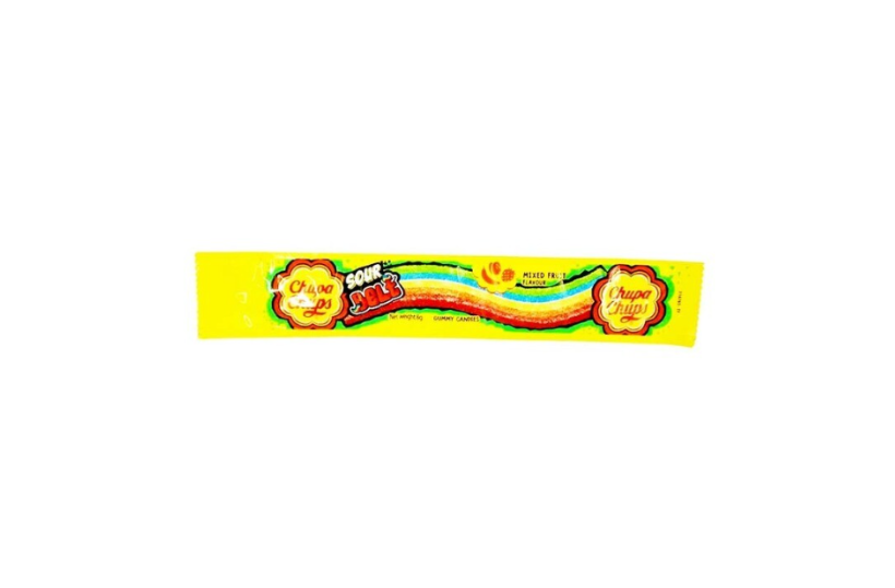 Chupa Chups Sour Belt Mixed Fruit 8g