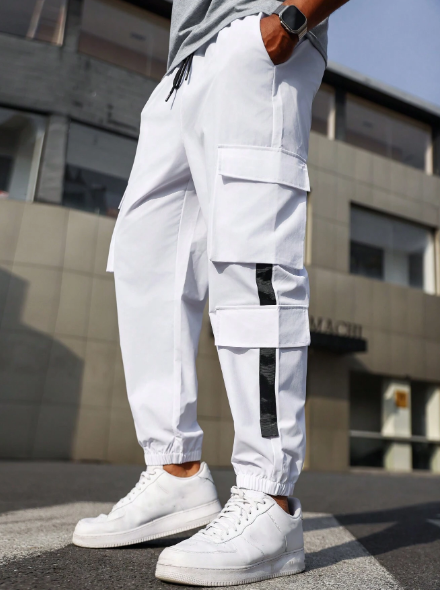 Manfinity LEGND Men Colorblock Simple Daily Cargo Pants