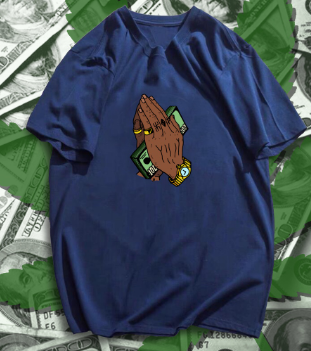 PRAYING HANDS INSP. pattern Cartoon Unisex T-shirt