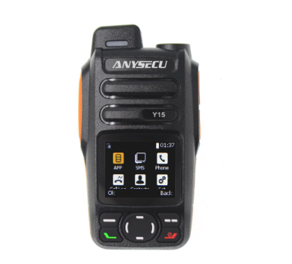 Anysecu Y15 4G Network Radio Walkie Talkie Two Way Radio LTE/WCDMA/GSM POC Radio For Android Zello