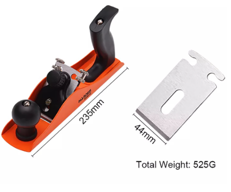 Harden Wood Planer Portable Hand Tool Mini Thickness For Woodworking 135x33mm, 235x44mm