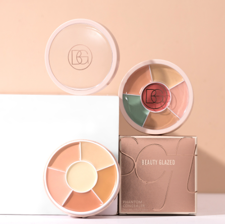 BEAUTY GLAZED 6 Colors Waterproof Long Lasting Lightweight Full Coverage Cream Matte Concealer Smooth Conceal Dark Circles Scar Acne Skin Face Makeup