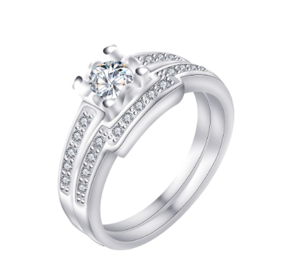 Star Silver LS006 Italy 925 Ladies Ring