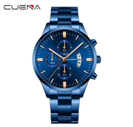 Cuena Men's Watch Leisure Sports Quartz Waterproof Watch 845S 005