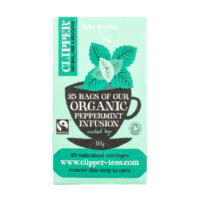 Clipper Peppermint Organic Tea 25 Bags