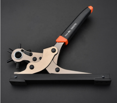 Harden 560715 250mm Pro Rotary Punch Heavy Duty Heat Treated Carbon Steel Custom Leather