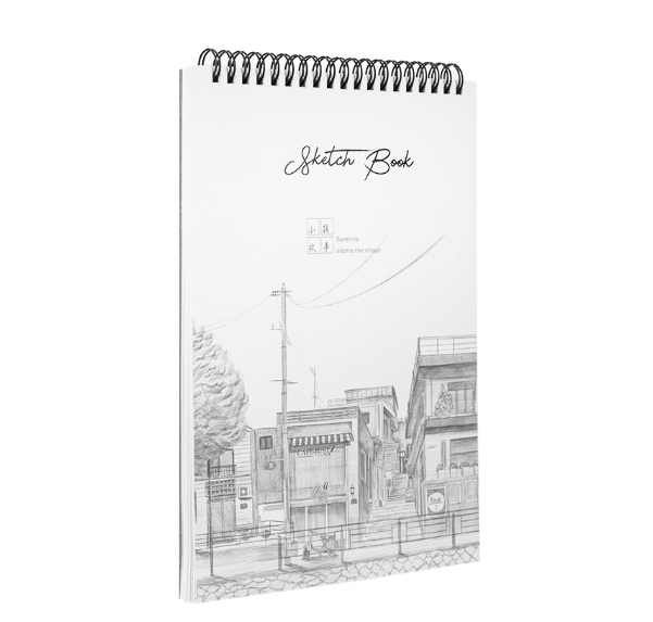 Deli B5 Sketchbook for Painting Blank Spiral Drawing Book Thick Paper Art School Supplies 73628