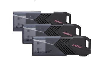 Kingston DataTraveler Exodia Onyx 64GB/128GB/256GB USB 3.2 Gen 1 Series USB Flash Drive