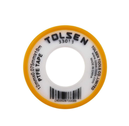 Tolsen (1pc) PTFE Teflon Tape (12mm) 33013
