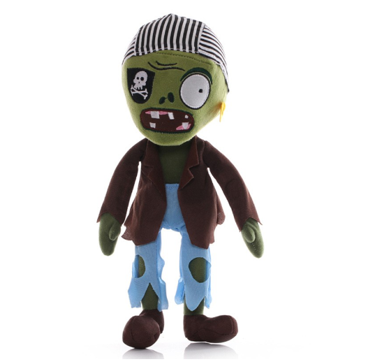 30CM Plants vs Zombies Plush Doll Peashooter SplitPea Clown Zombie Figures Soft Stuffed Toys Kids Halloween Gift Z20