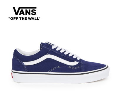 Vans Old Skool Color Theory Beacon Blue Canvas Sneakers For Men