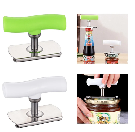 Multi-function Bottle Cap Opener Stainless Steel Adjustable Lids Off Jar Opener Labor-saving Screw Can Opener for Kitchen Gadget