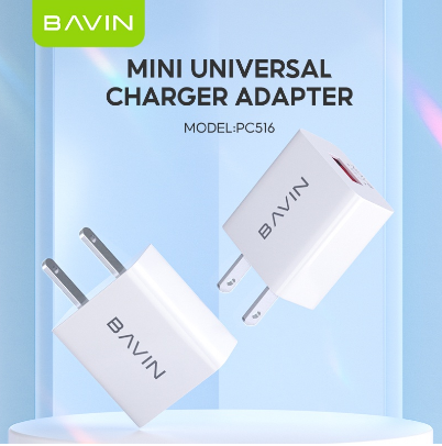 BAVIN PC516 Quick Charging Charger Mini Universal Charger Adapter for Micro / iPh / Type-C