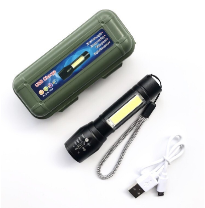 XPE + POLICE CREE Mini LED Flashlight Rechargeable Waterproof USB Charging Flashlight