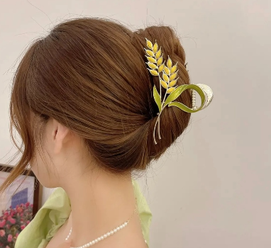 Gentle Barley Hair Clip Hair Clips Hair Pin for Women Girls Hair Extension Clamp Hair Accessory