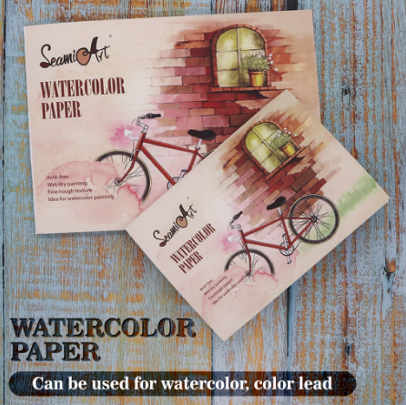 SeamiArt A5 A6 Drawing Paper For Watercolor 230GSM Paper 12 Sheets