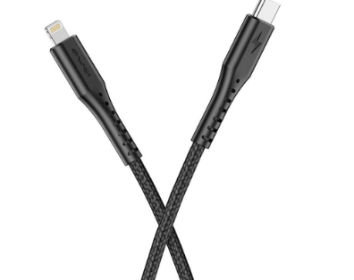 Awei CL-78 PD 3.0 18W Fast Charger Type-C to Light-ning Cables Quick Charging Cord 1000mm