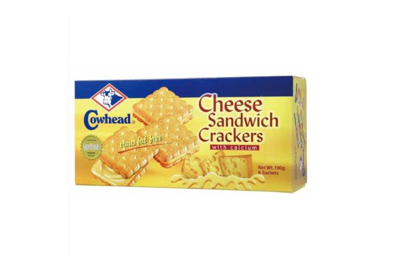 Cowhead Cheese Sandwich Crackers 190g