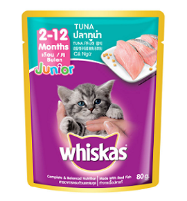 Whiskas Junior Tuna in Pouch for Kittens 80g
