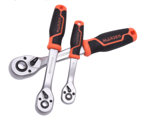 Harden Quick Release Ratchet Wrench 1/4", 3/8", 1/2" (Professional) Professional Chrome Vanadium