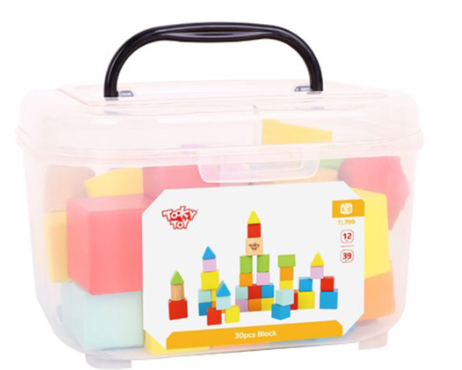 Tooky Toy Wooden Building Blocks