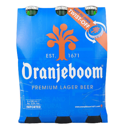 Oranjeboom Premium Lager Beers 6 bottles