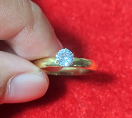 RK Jewelry Engagement Ring Tiffany Gold Ladies Ring Elegant Ring For Women